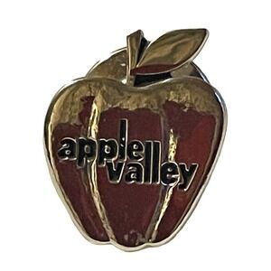 Vintage Terry Berry Silver Plated Lapel Pin Tie Apple Valley Collectible